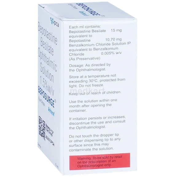 beposurge eye drops 5 ml